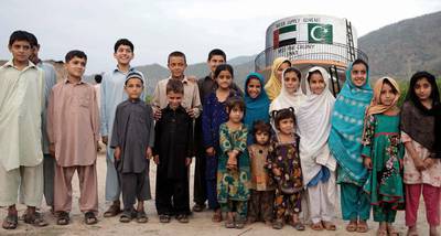 Clean water projects worth $1.2 million have been launched in Pakistan with the support of the UAE. Wam
