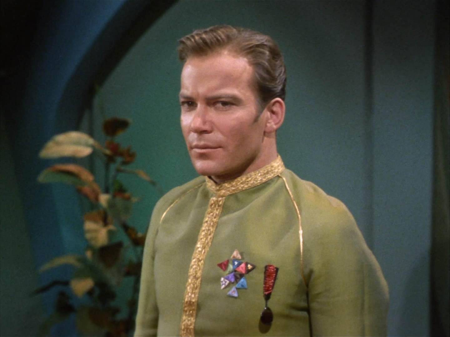 LOS ANGELES - FEBRUARY 16: William Shatner as Captain James T. Kirk on the Star Trek: The Original Series episode "Space Seed." Original air date February 16, 1967.  Image is a frame grab. (Photo by CBS via Getty Images) 