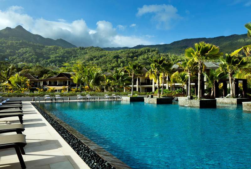 The H Resort, Beau Vallon Beach in the Seychelles. Once travellers check in to their hotel, they won't be allowed to travel between the country's islands. Courtesy H Hotels