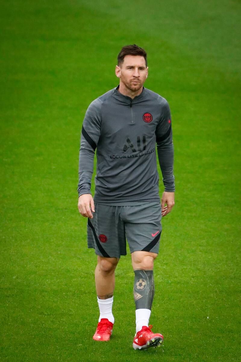PSG attacker Lionel Messi. EPA