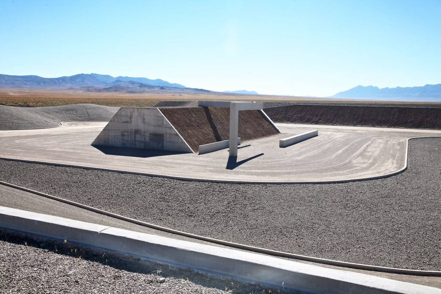 'Complex One' in Michael Heizer's 'City' project. Photo: Michael Heizer / Triple Aught Foundation