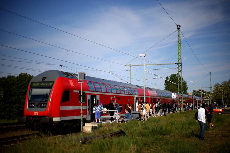 The €9 rail pass was valid on any local and regional transport in Germany for a month. Reuters