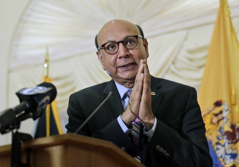 Khizr Khan is the Pakistani-American father of US Army Capt Humayun Khan, who was killed in 2004 during the Iraq War. AP