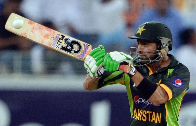 Pakistan batsman Shoaib Malik will not play in South Africa because of injury. Asif Hassan / AFP