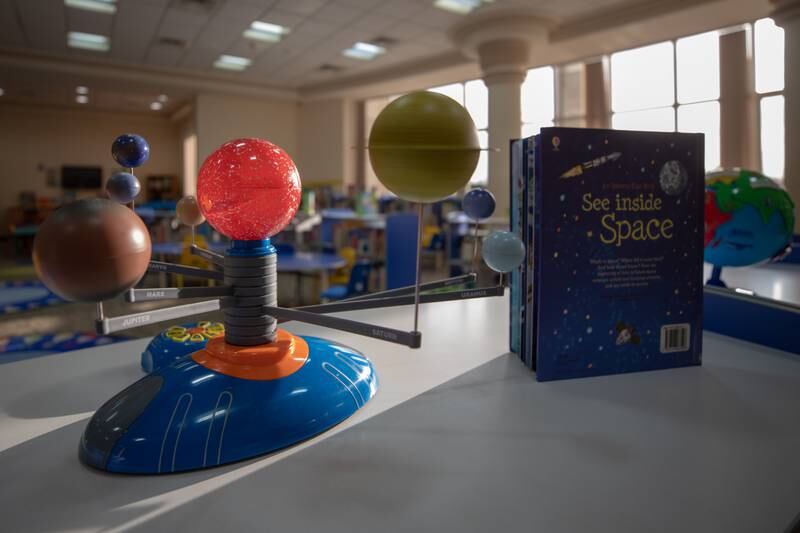 The library's children’s section is equipped with VR technology, an immersive multimedia room and almost 75,000 educational resources in 14 languages. Photo: Sharjah Public Libraries