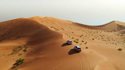 Advanced drivers can tackle the Liwa Crossing Route.