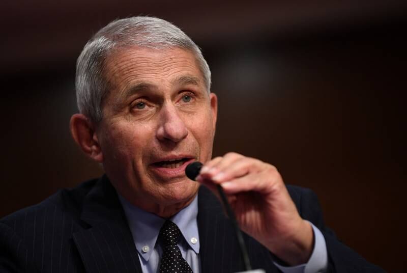 Dr Anthony Fauci, director of the National Institute for Allergy and Infectious Diseases, testifies during a Senate Health, Education, Labor and Pensions (HELP) Committee hearing on Capitol Hill in Washington, U.S., June 30, 2020. Kevin Dietsch/Pool via REUTERS