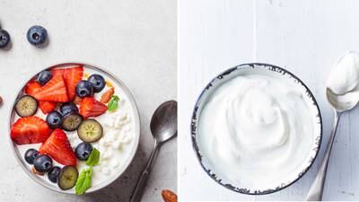 Replace fruit yogurt with Greek yogurt. Getty Images