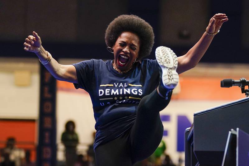 Actress Jenifer Lewis appeared in Florida and Georgia last week on behalf of Democratic candidates. AP