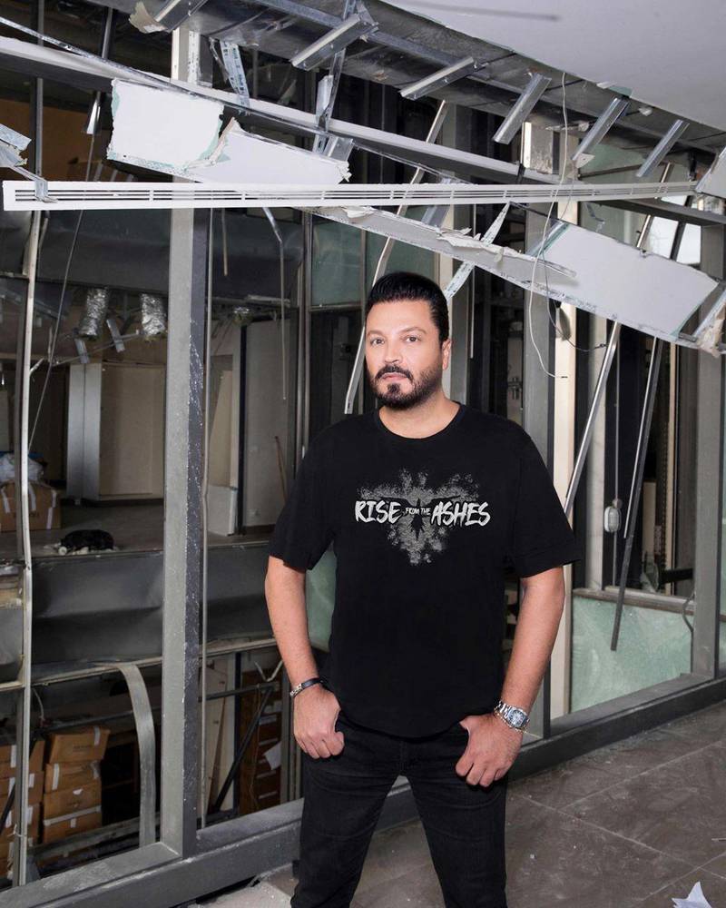 In 2020, Lebanese designer Zuhair Murad designed a line of T-shirts in the aftermath of the Beirut port explosion. Instagram / zuhairmuradofficial