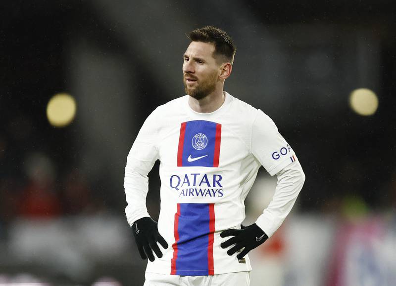 Lionel Messi cuts a frustrated figure. Reuters