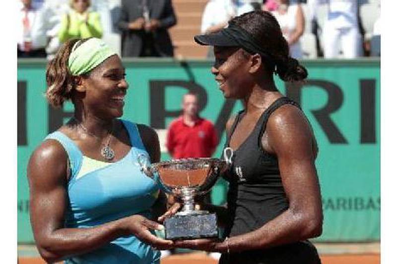 The strong ties between Serena Williams, left, and her older sister Venus, mean both are happy to see each other succeed.
