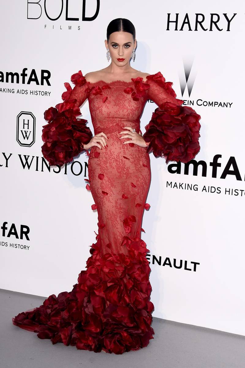 CAP D'ANTIBES, FRANCE - MAY 19:  Katy Perry arrives at amfAR's 23rd Cinema Against AIDS Gala at Hotel du Cap-Eden-Roc on May 19, 2016 in Cap d'Antibes, France.  (Photo by Ian Gavan/Getty Images)
