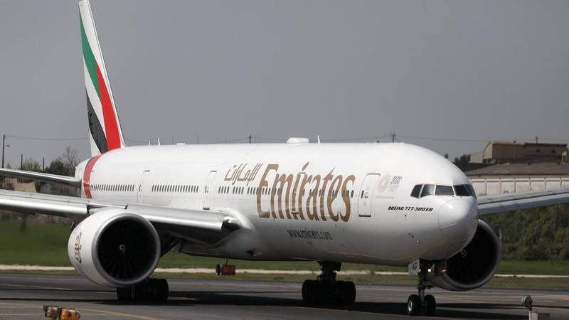 An Emirates flight from Dubai to Manchester was forced to call for assistance after landing early Tuesday morning due to technical difficulties.