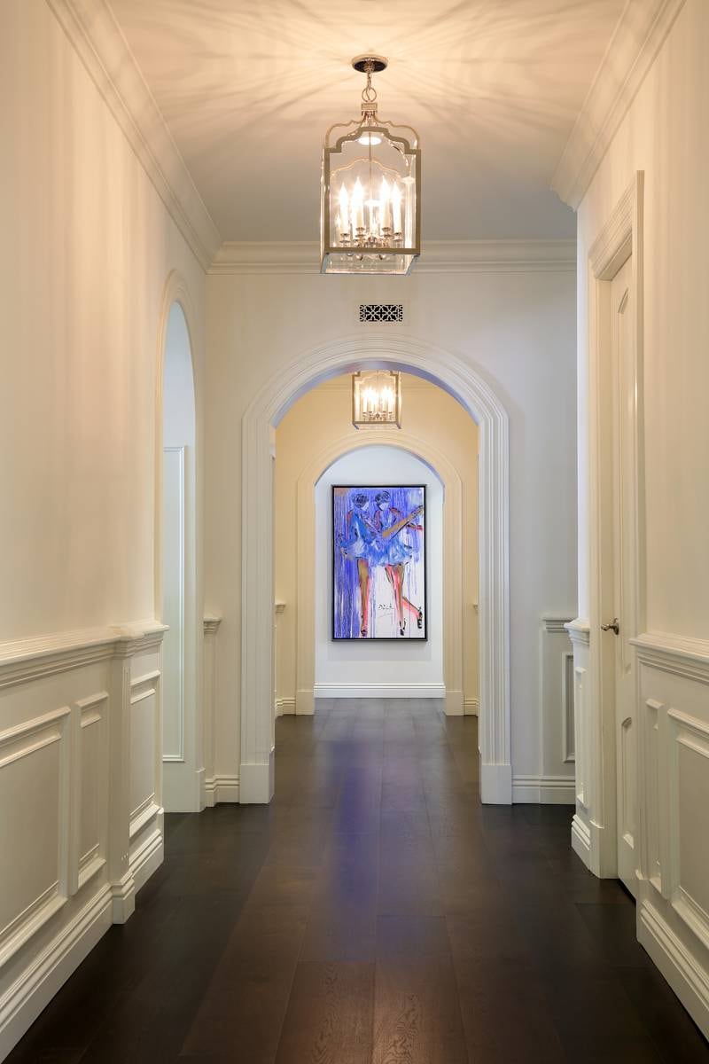 Colourful artworks dot the walls. Photo: Sotheby’s International Realty
