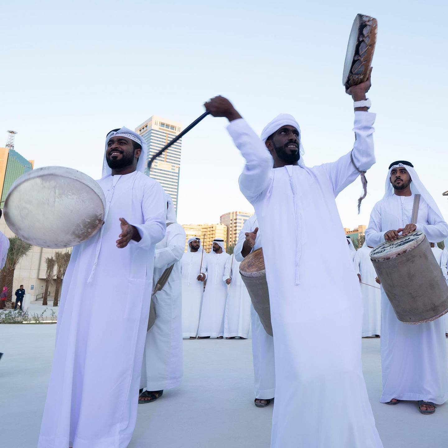 A traditional Emirati performance presented at Qasr Al Hosn. Courtesy Al Hosn