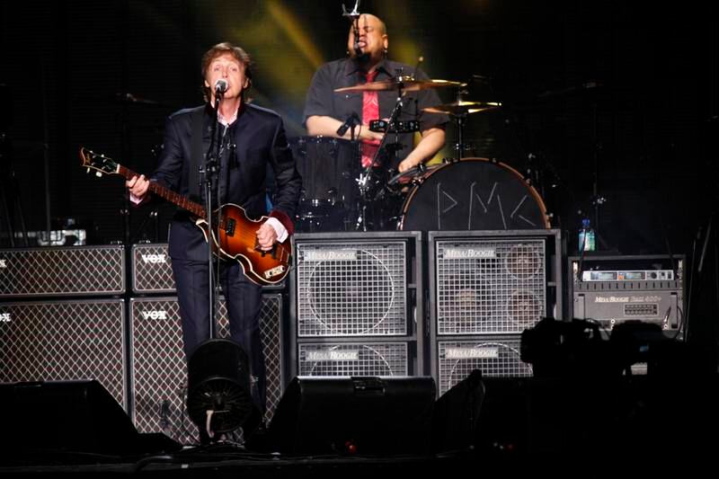 November 13. Sir Paul McCartney plays to a packed house at the Yas Arena after this years F1 final. November 13, Abu Dhabi, United Arab Emirates (Photo: Antonie Robertson/The National)