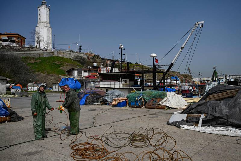 Turkish President Recep Tayyip Erdgan says 'for the time being, [the mines] are not a problem, but we won't let our guard down'. Fishermen, however, particularly those on small boats without sonar or radar, recalled two incidents in the 1980s when Second World War mines killed nine people, five in an explosion in the port and four when fishermen were pulling in their nets at sea.