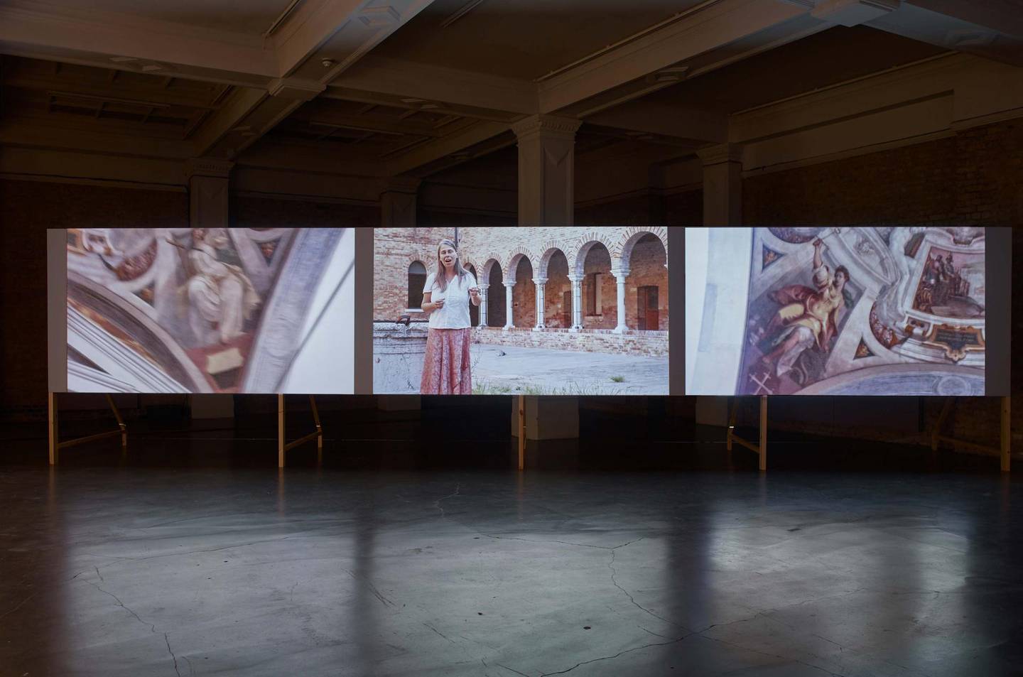 Installation view, Helen Cammock Che si può fare at Whitechapel Gallery. Photo by Stephen White. Courtesy Whitechapel Gallery