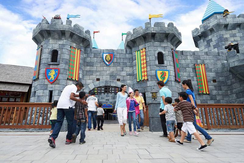 A rendering of the Legoland theme park. Courtesy Dubai Parks and Resorts
