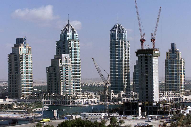 Jebel Ali Free Zone and Jumeirah in December 2003. AFP