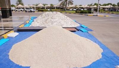 A portion of the 86 million pills seized by Dubai Police. Photo: Dubai Police / Ministry of Interior