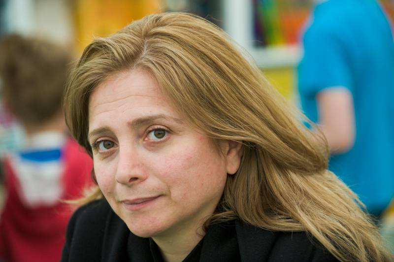 Syrian author Samar Yazbek. The English translation of book 'Planet of Clay' is nominated for 2021 National Book Awards. Alamy