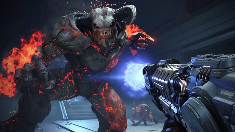 'Doom Eternal' sees players battling demonic forces and is more gory and violent than 'Halo'.