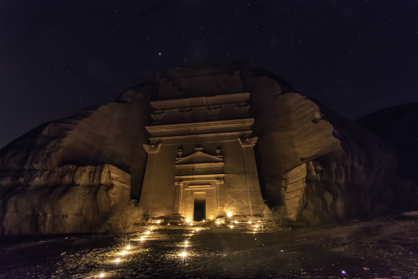 Hegra, the second-biggest Nabataean city after Petra, is located in AlUla and marks the first Unesco World Heritage Site in Saudi Arabia. Photo: Film AlUla