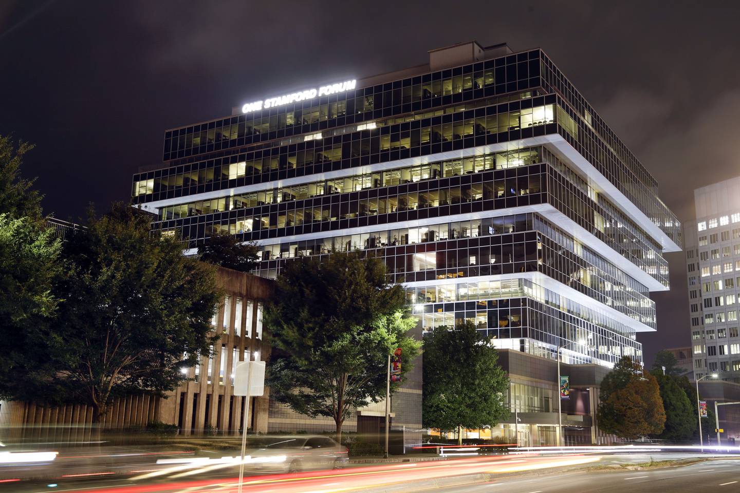 Purdue Pharma headquarters in Stamford, Connecticut. AP