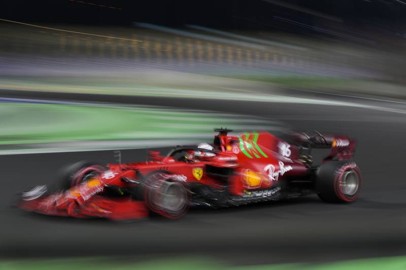 Ferrari driver Charles Leclerc. AP Photo