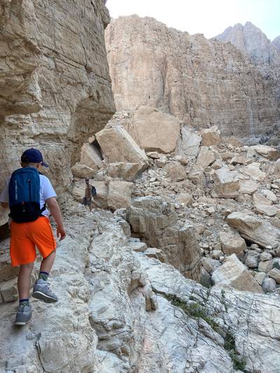 Of all the emirates, Finlay’s favourite hike was in Ras Al Khaimah.