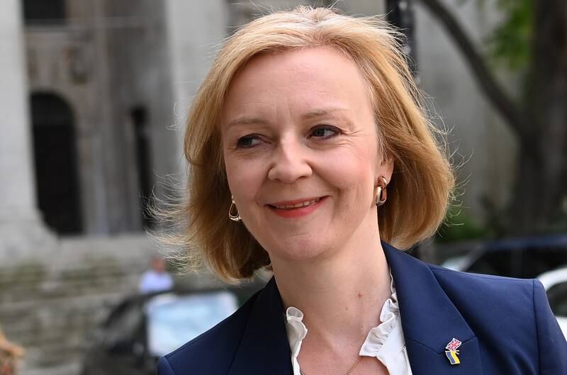 British Foreign Secretary and candidate for Tory leadership Liz Truss. EPA