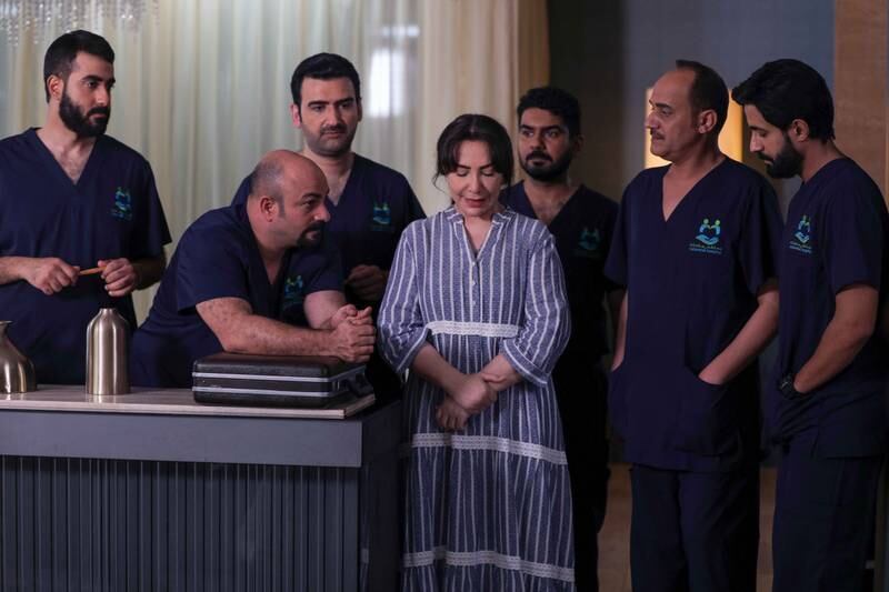 Kuwaiti drama 'Min Share’ Al Haram Ela… ' is set in Cairo and features an ensemble cast. Photo: MBC