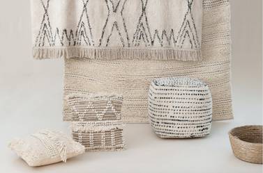 Handwoven cushions are timeless in design, and sustainable, too. 
