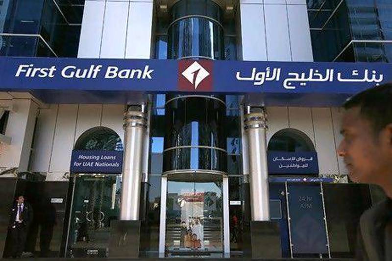 First Gulf Bank raised its foreign-ownership limit but the move failed to excite investors as the stock declined by 1.1 per cent. Ryan Carter / The National