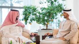 President Sheikh Mohamed meets Saudi Arabia's deputy defence minister