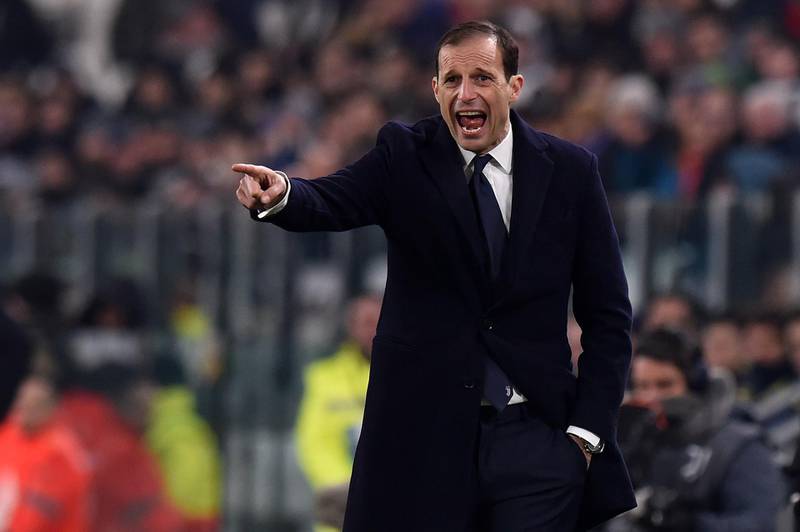Juventus manager Massimiliano Allegri had a lot to be happy about. Getty