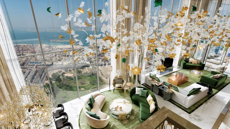 A rendering of Damac's Skylofts Collection. The developer is adding a new luxury concept to towers in Dubai. Photo: Damac.