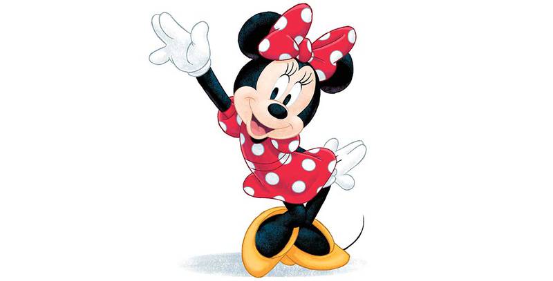 Minnie Mouse first wore polka dots in 1935. Photo: Disney