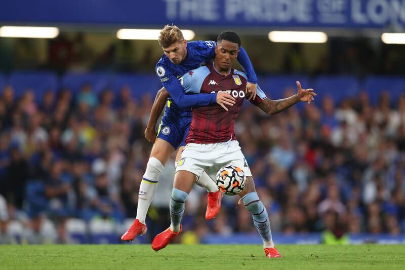 Ezri Konsa – 7. The pick of the Villa centre-backs with an assured display. Can’t be too far from an England call-up. Getty