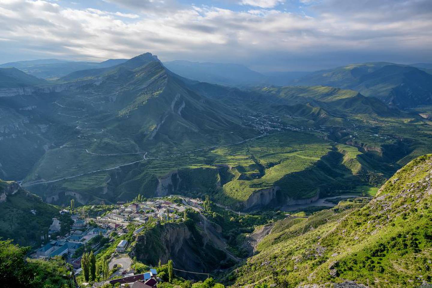 Mountain landscape in Dagestan - Makhachkala