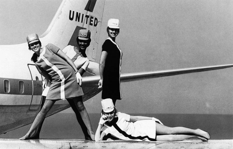 United Airlines traditionally had strict rules for how cabin crew could look and act. Courtesy Flickr /  San Diego Air and Space Museum Archive   