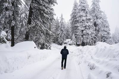 Record rains and snowfall since late last year have freed half of California from drought. AP