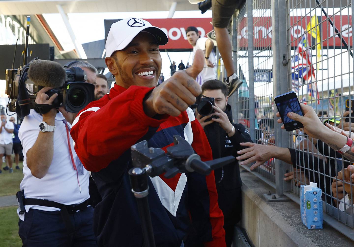 Lewis Hamilton, who took third at the British Grand Prix, has a patchy record in Austria. Reuters