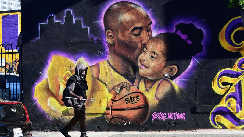 An image that illustrates this article Kobe Bryant death anniversary sees fan tributes pour in 