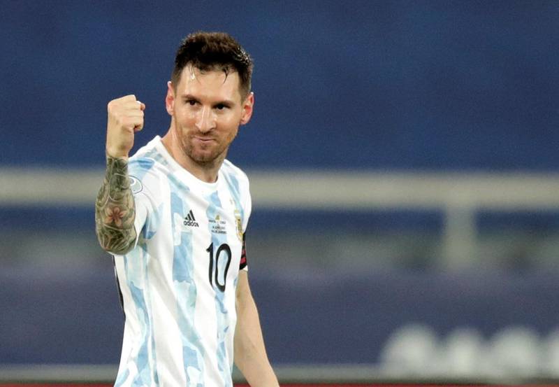 Lionel Messi of Argentina. EPA