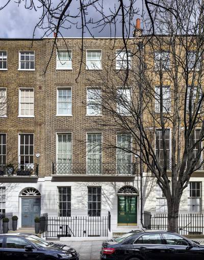 The six bedroom Georgian townhouse can be rented for £3,750 per week. Courtesy CBRE