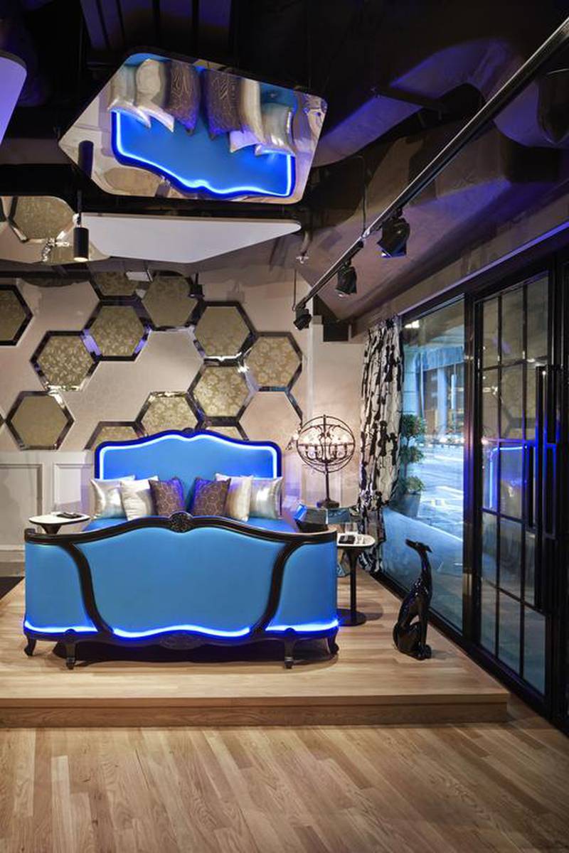 Bed concept at Xperience restaurant at Sofitel So Singapore. Courtesy Sofitel So Singapore
