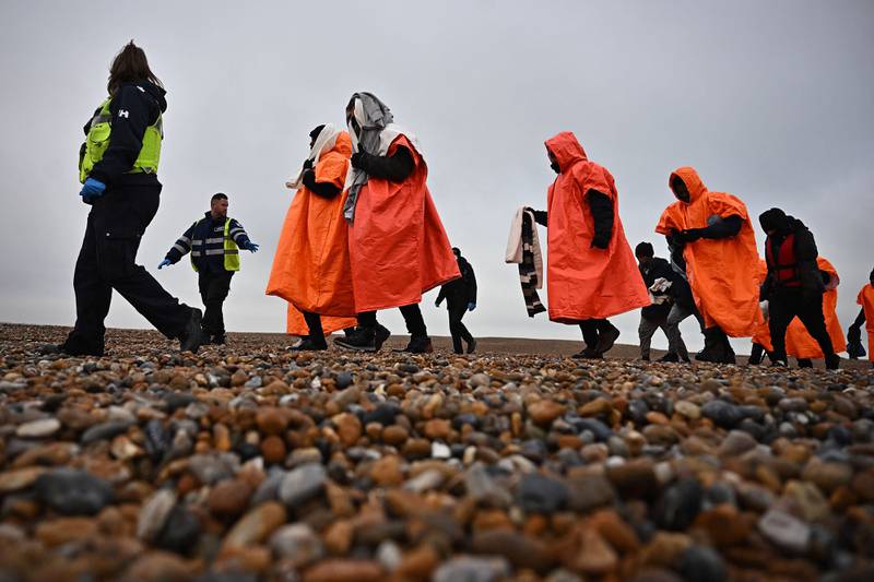 The UK's Home Secretary Suella Braverman has unveiled new legislation to address small boats carrying migrants across the English Channel. AFP